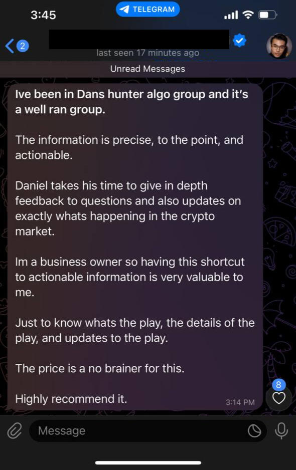 You saved me time and stress from looking at charts all day. 68% profit in less than 2 months. $95,000 in profit